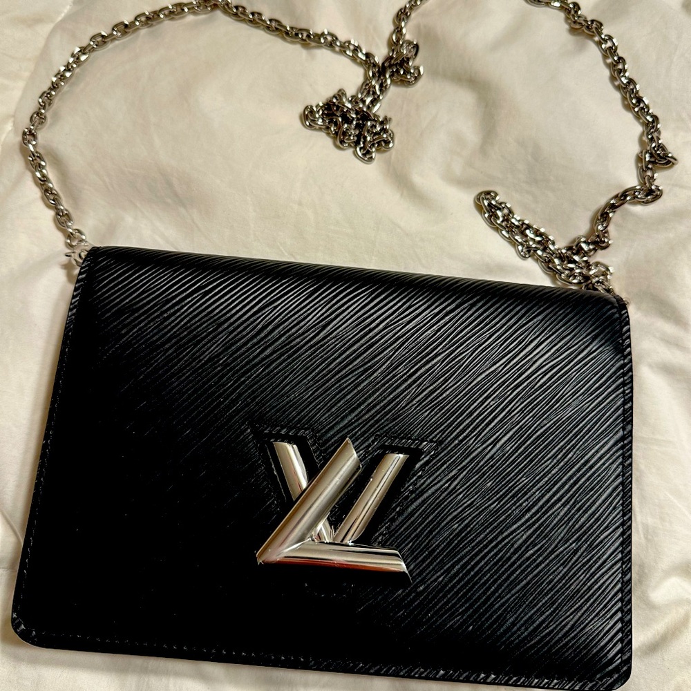 Louis Vuitton Brand New PM Twist Black and Silver
